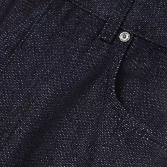 Runway straight fit denim jeans