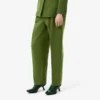 Runway Straight Fit op maat gemaakte broek van slubwol