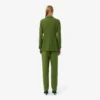 Runway Straight Fit op maat gemaakte broek van slubwol