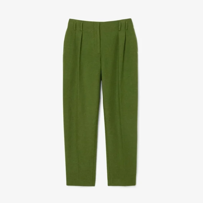 Runway Straight Fit op maat gemaakte broek van slubwol