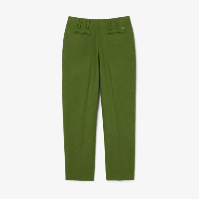 Runway Straight Fit op maat gemaakte broek van slubwol