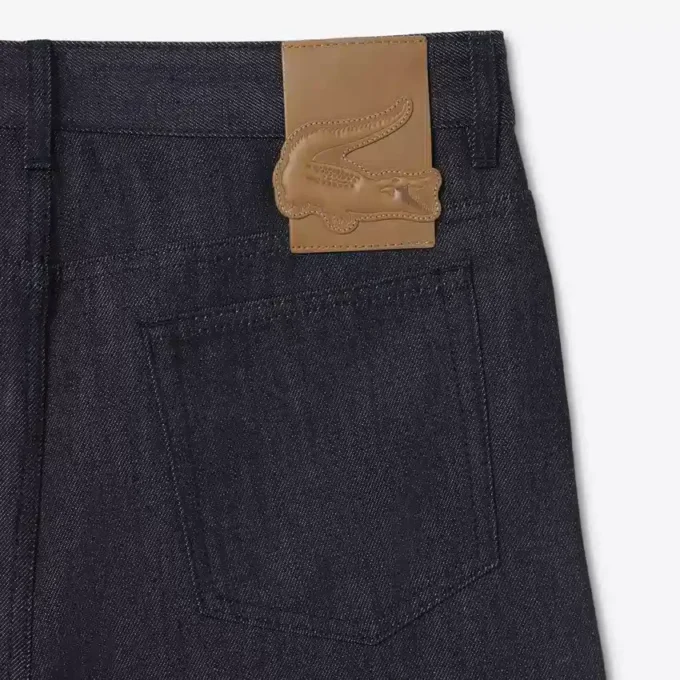 Runway straight leg denim jeans