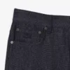 Runway straight leg denim jeans