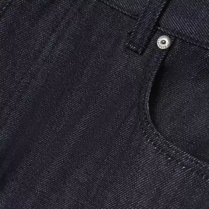 Runway straight leg denim jeans