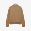 Runway-sweatshirt met hoge kraag, ritssluiting en badge-accent