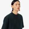 Runway T-shirt met geborduurde krokodil