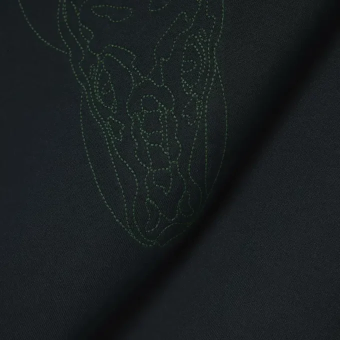 Runway T-shirt met geborduurde krokodil