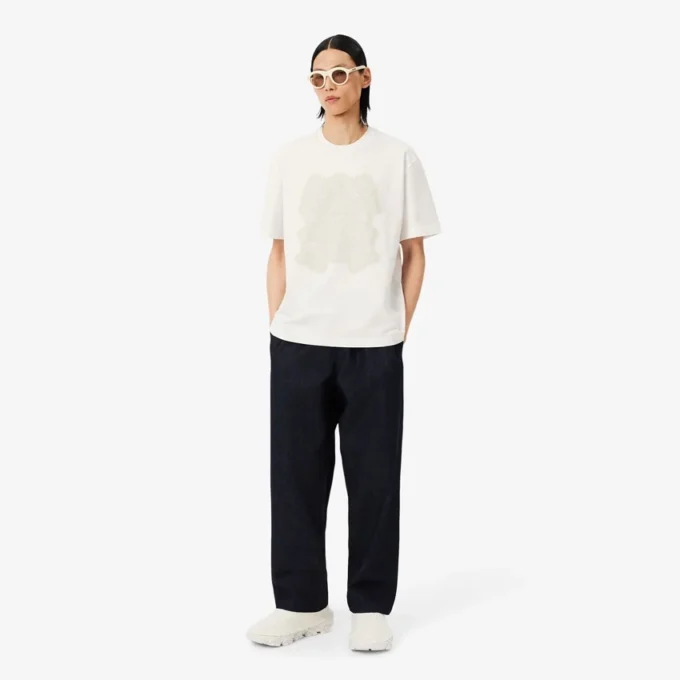 Runway T-shirt met schildprint