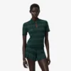 Runway-trui met polokraag en pointelle-motief
