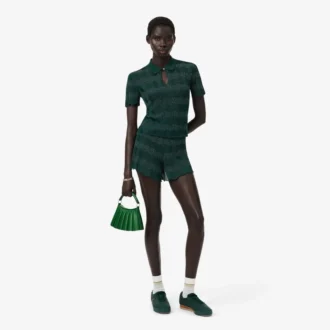 Runway-trui met polokraag en pointelle-motief
