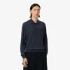 Runway-trui met polokraag van merinowol