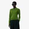 Runway-trui met polokraag van merinowol