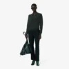 Runway-trui met polokraag van wolmix
