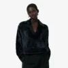 Runway-velourstrui met polokraag