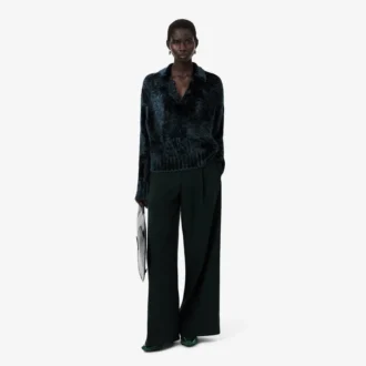 Runway-velourstrui met polokraag