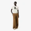 Runway zijden T-shirt met print