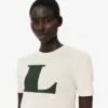 Runway zijden T-shirt met print