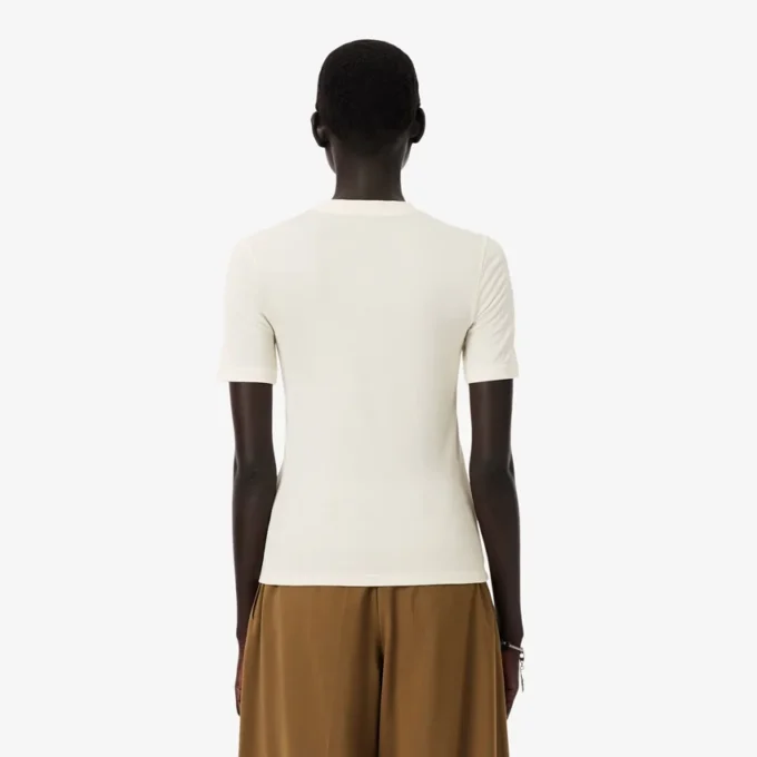 Runway zijden T-shirt met print