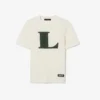 Runway zijden T-shirt met print