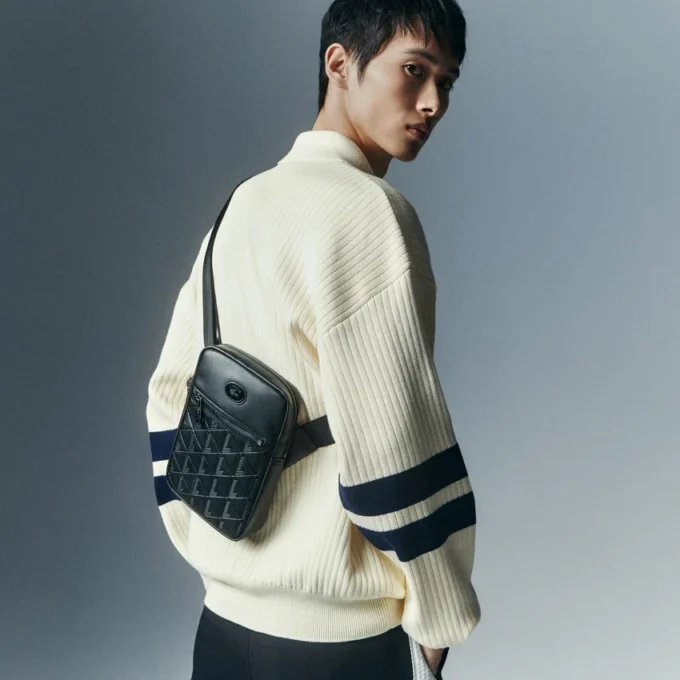 Satchel met monogram