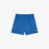 Satijnen jersey short met pointelle strepen voor dames