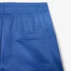 Satijnen jersey short met pointelle strepen voor dames