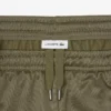 Satijnen jersey short met pointelle strepen voor dames