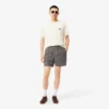 Shorts met print van katoenmix met relaxte pasvorm