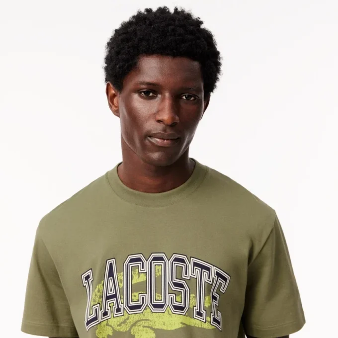 Signature T-shirt van katoen voor heren