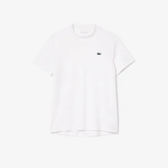 Slim fit ademend piqué Sport-T-shirt voor heren
