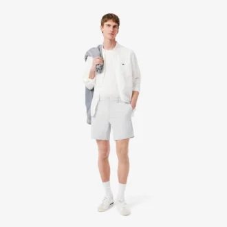 Slim fit commuter-short voor heren