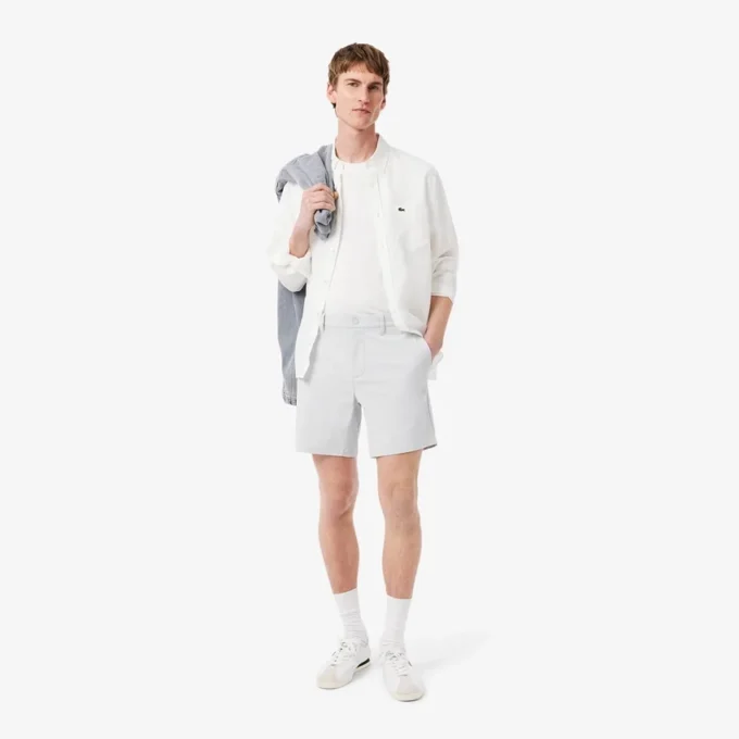Slim fit commuter-short voor heren