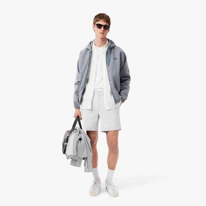 Slim fit commuter-short voor heren