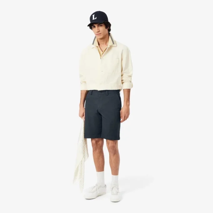 Slim fit commuter-short voor heren