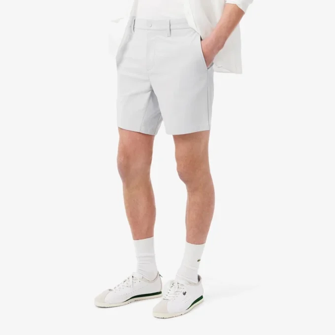 Slim fit commuter-short voor heren