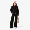 Slim fit denimjasje met knopen