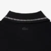 Slim fit Diamanta-jurk met krokodillenpolo-kraag voor dames