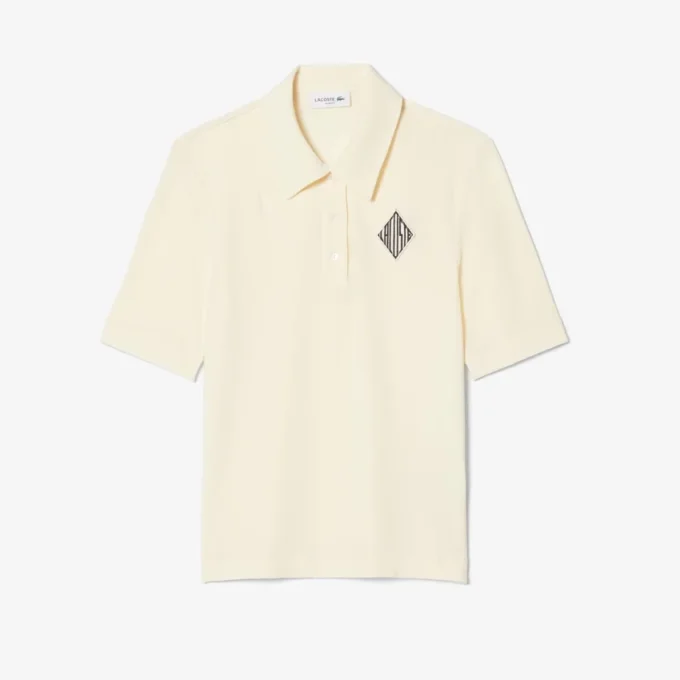 Slim fit geborduurde Polo