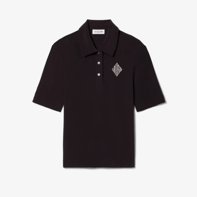 Slim fit geborduurde Polo