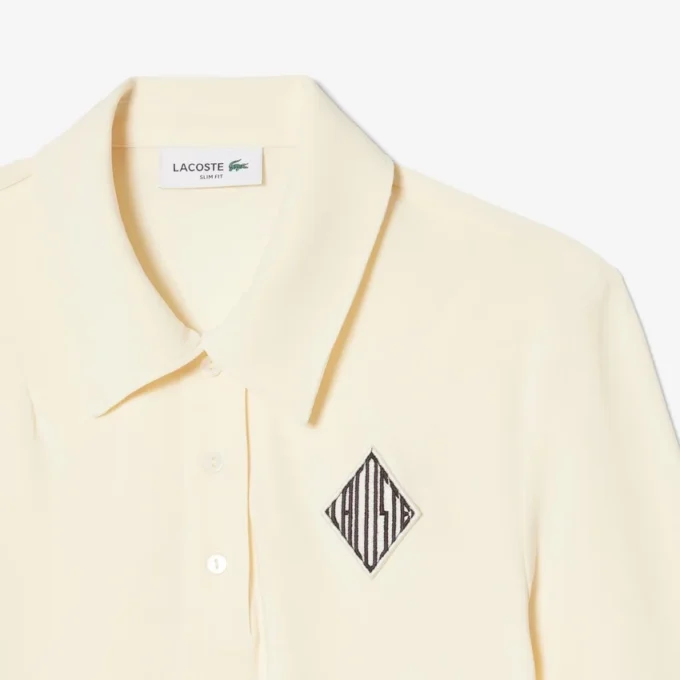 Slim fit geborduurde Polo