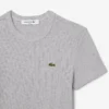 Slim fit geribd katoen T-shirt voor dames