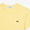 Slim fit geribd katoen T-shirt voor dames