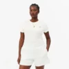 Slim fit geribd katoen T-shirt voor dames
