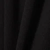Slim fit geribde katoenen jurk met polokraag voor dames