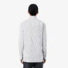 Slim fit gestreept shirt van stretchpopeline Slim fit gestreept shirt van stretchpopeline