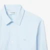 Slim fit gestreept stretch overhemd met knopen voor heren