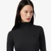 Slim fit jurk met hoge hals voor dames