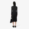 Slim fit jurk met hoge hals voor dames