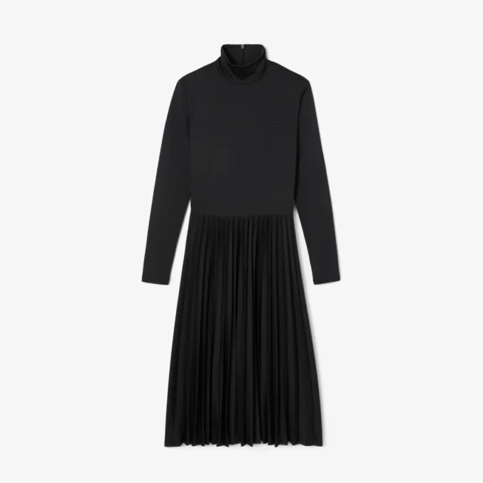 Slim fit jurk met hoge hals voor dames