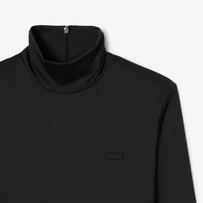 Slim fit jurk met hoge hals voor dames